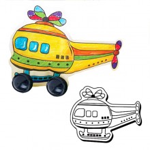 컬러룬 그리기풍선 자동차-F.헬리콥터