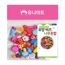 유니아트 3000 모양비즈 나무