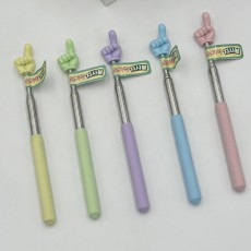 1000 프랜즈 손가락 지시봉 색상 랜덤 발송 4단 길이조절 지휘봉 69cm