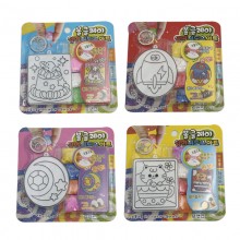 1000 프랜즈 볼클레이 양면 윈도우 아트 랜덤발송  DIY 꾸미기 만들기재료 미술놀이완구