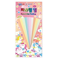 종이나라 파스텔 별접기 8색 120매